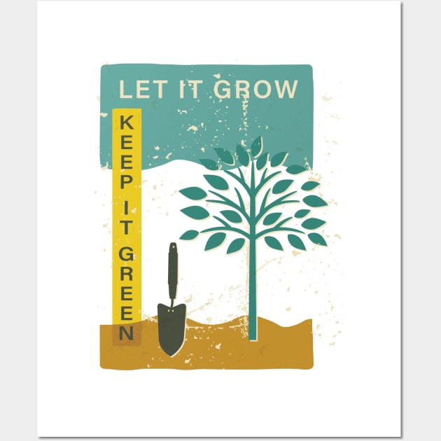 Let It Grow Wall Art by SWON Design
